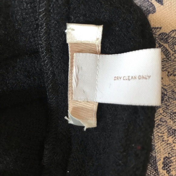 Chico’s Black Wool Cardigan Sweater Metal Clasps Women’s 3/4 Sleeve Size 0 or S - Picture 5 of 7